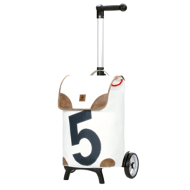 Boodschappenwagen voor achter de fiets, Unus Shopper Fun 360° Lee 5