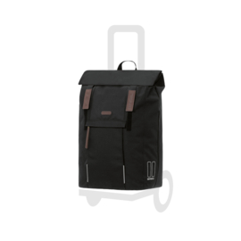Losse Andersen tas Basil City zwart voor boodschappentrolley