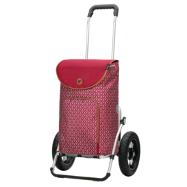 Boodschappenwagen met extra grote luchtbanden van 29 cm, Royal Shopper Famke rood