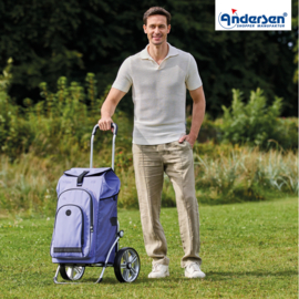 Boodschappenwagen met grote wielen  met kogellagers, Royal Shopper Hydro 3.0 flieder lila
