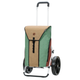 Boodschappenwagen met extra grote kogellager-wielen van 29 cm, Royal Shopper Oli.P 2.0 beige