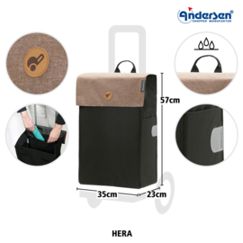 Boodschappentrolley voor de trap, Scala Traploper Shopper Hera zand