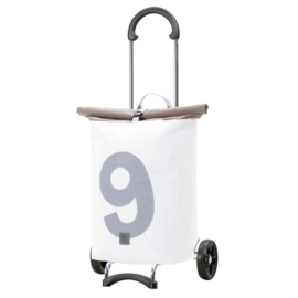 Lichte boodschappenwagen voor achter de fiets, Scala Shopper 360° Steg 9