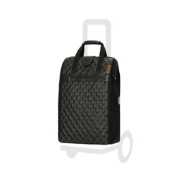 Tas Inra zwart, boodschappentas voor de boodschappenwagen van Andersen