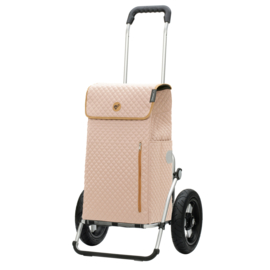 Boodschappenwagen met extra grote luchtbanden van 29 cm, Royal Shopper Lissa zand