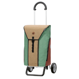 Zeer lichte boodschappenwagen van aluminium, Scala Shopper Plus Oli.P 2.0 beige