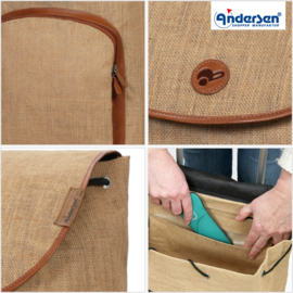 Tas Reik beige, boodschappentas voor de boodschappenwagen van Andersen