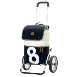 Boodschappenwagen met grote wielen met metalen spaken, Royal Shopper 360° Mole 8