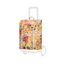 Tas Basil Bloom geel, boodschappentas voor de boodschappenwagen van Andersen