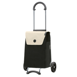 Lichte boodschappenwagen voor achter de fiets, Scala Shopper Jano creme