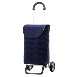 Zeer lichte boodschappenwagen van aluminium, Scala Shopper Plus Hilma blauw