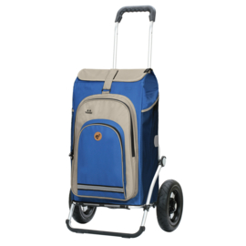 Boodschappenwagen met luchtbanden, Royal Shopper Hydro 2.1 blauw