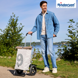 Boodschappenwagen met extra grote luchtbanden van 29 cm, Royal Shopper 360° Steg 9
