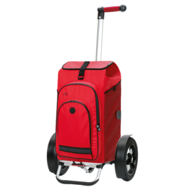 Boodschappenwagen met extra grote luchtbanden, Tura Shopper Hydro 3.0 rood