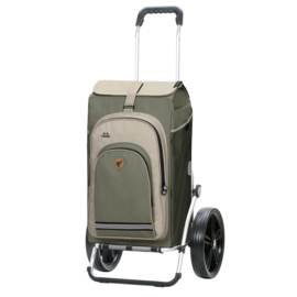 Boodschappenwagen met extra grote kogellager-wielen van 29 cm, Royal Shopper Hydro 2.1 grijs