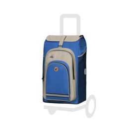 Tas Hydro 2.1 blauw, boodschappentas voor de boodschappenwagen van Andersen