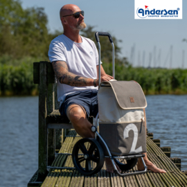 Boodschappenwagen met extra grote kogellager-wielen van 29 cm, Royal Shopper 360° Mole 2