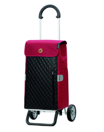 Opvouwbare boodschappenwagen van aluminium, Scala Shopper Plus Mari Rood