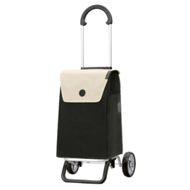Zeer lichte boodschappenwagen van aluminium, Scala Shopper Plus Jano creme