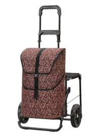 Boodschappenwagen met zitje, Komfort Shopper Imea Rose