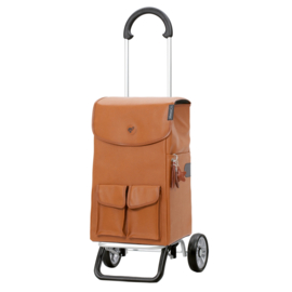 Zeer lichte boodschappenwagen van aluminium, Scala Shopper Plus Abbo bruin