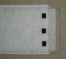 2 x Envelopmodel filters,  afm. 41x51cm, 11,75 per filter