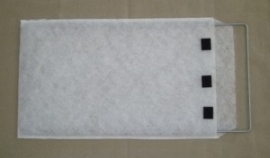 4 sets PPi filtermat zwart afm. 18 x 44 cm, per set 9,20