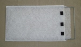 2 x Envelopmodel filters,  afm. 46,5x46,5cm, 11,75 per filter