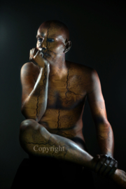 Old Copper Statue (work 1)