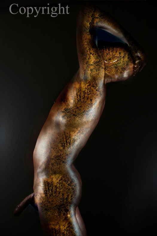 Old Copper Statue (work 7)