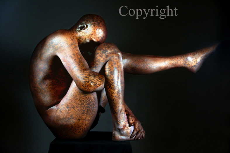 Old Copper Statue (work 11)
