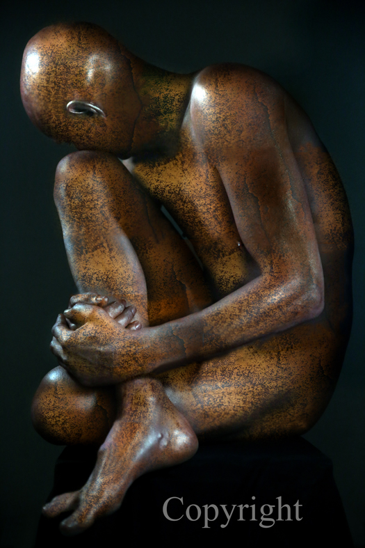 Old Copper Statue (work 6)