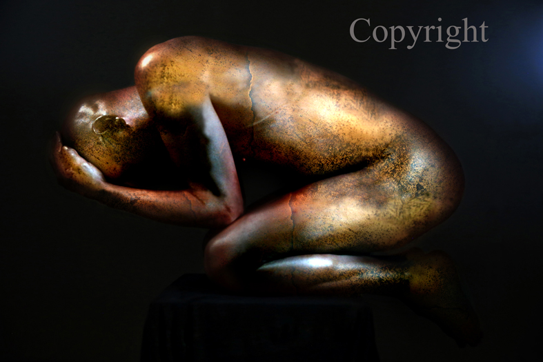 Old Copper Statue (work 9)