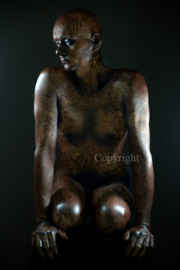 Old Copper Statue (work 3)