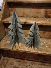 Wj42 Kerstboom papier licht groen (07.)