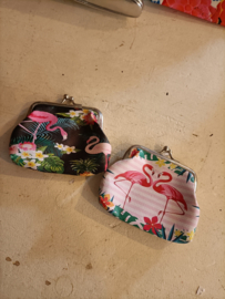 M161 (82.) Portemonnee Flamingo