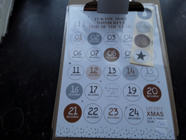 Pap20  (72.) Aftelkalender Kerst (Adventkalender)