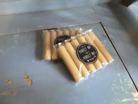 Trend28(29.) Pakketje korte kaarsjes, Peache