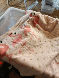 M123 (62.) Plaid flamingo roze