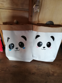 Paperbag Panda (andere tekst mogelijk)