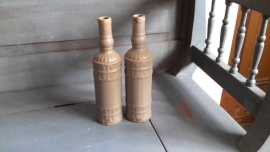 M66 Fles taupe groot