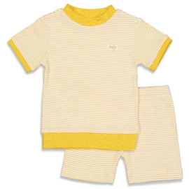 305-539 Pyjama korte mouw/pijp geel
