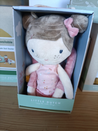 Tw17 (.) Rosa, stoffen pop, meisje (middel)