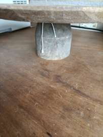 Vin10 (.) Plateau rond, hout, groot