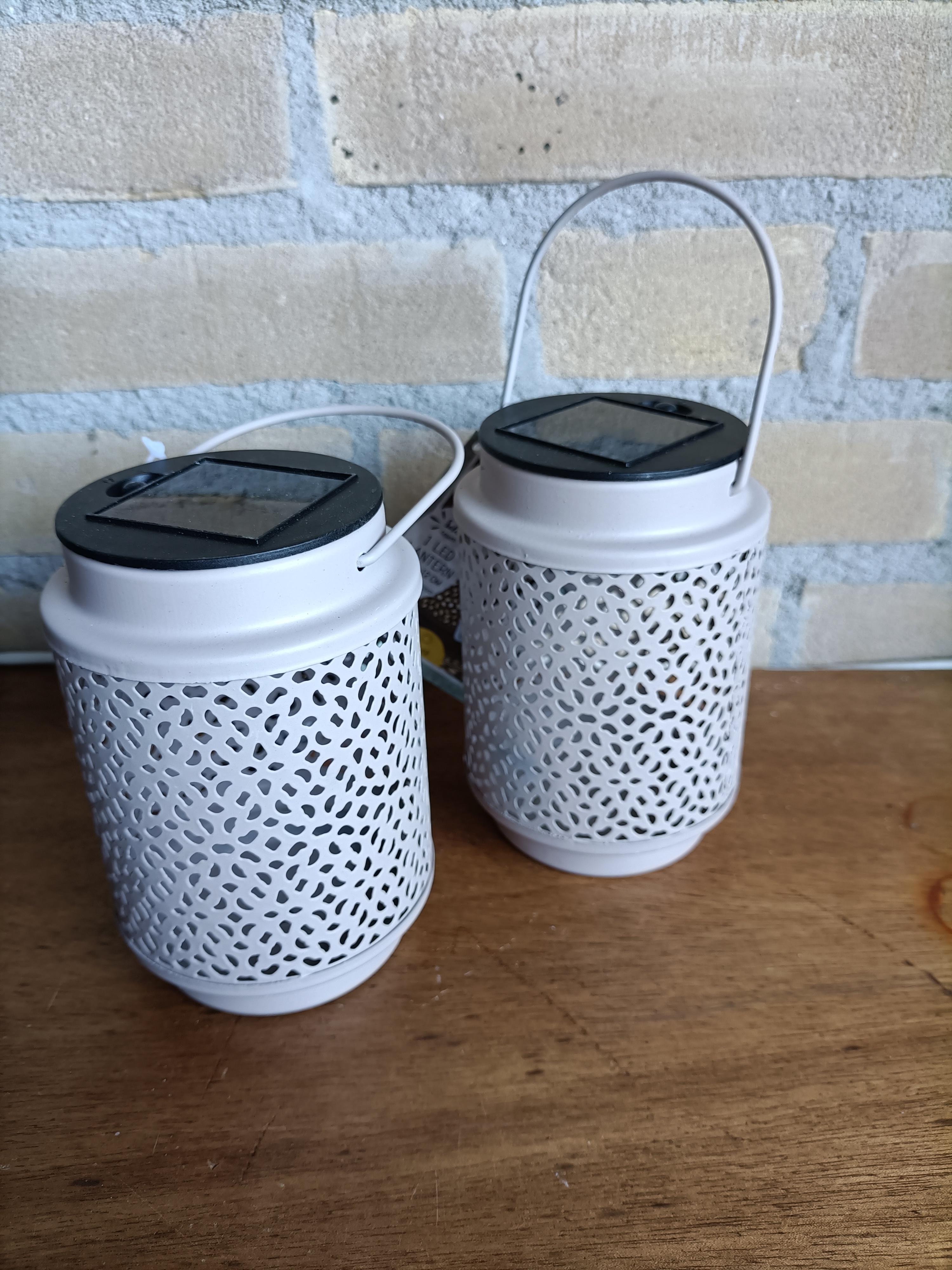 Wj03 Solar lampje zandkleur