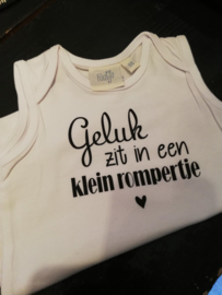 Romper Geluk zit in een klein rompertje