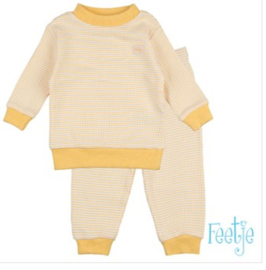 Wafel pyjama 305-532 Oker geel -