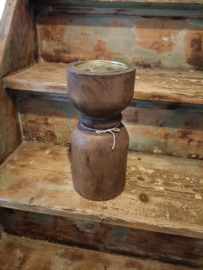 Bon425 (64.) Kandelaar hout