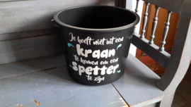 Emmer Je hoeft niet uit een kraan te komen spetter