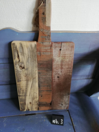 Kol34 (.) Snijplank (oud hout) 50x25 cm